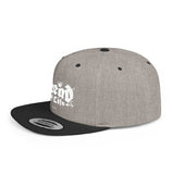 Flat Bill Snapback Hat – 'The Believer' Crown Logo Embroidered Cap