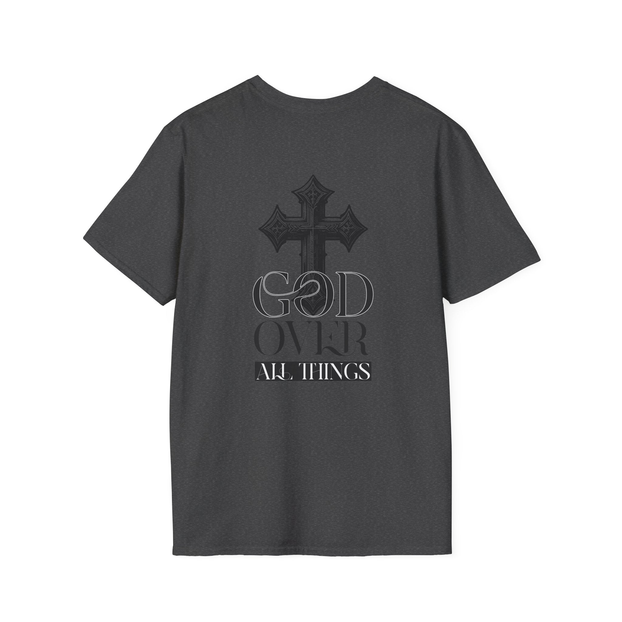 "Light of the World"  Graphic T-Shirt —  / Back "God Over All Things"