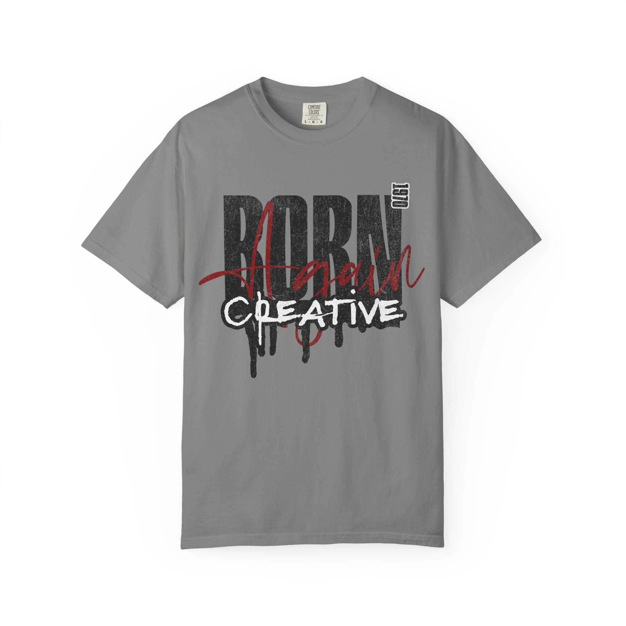Born Creative Graphic T-Shirt — "Can't Stop Creating" Back