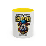 From D Block to Believer Coffee Mug – 'Love God and Love Hip Hop' Accent Mug