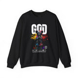 God Is Life - Painter Bear Crewneck Sweatshirt