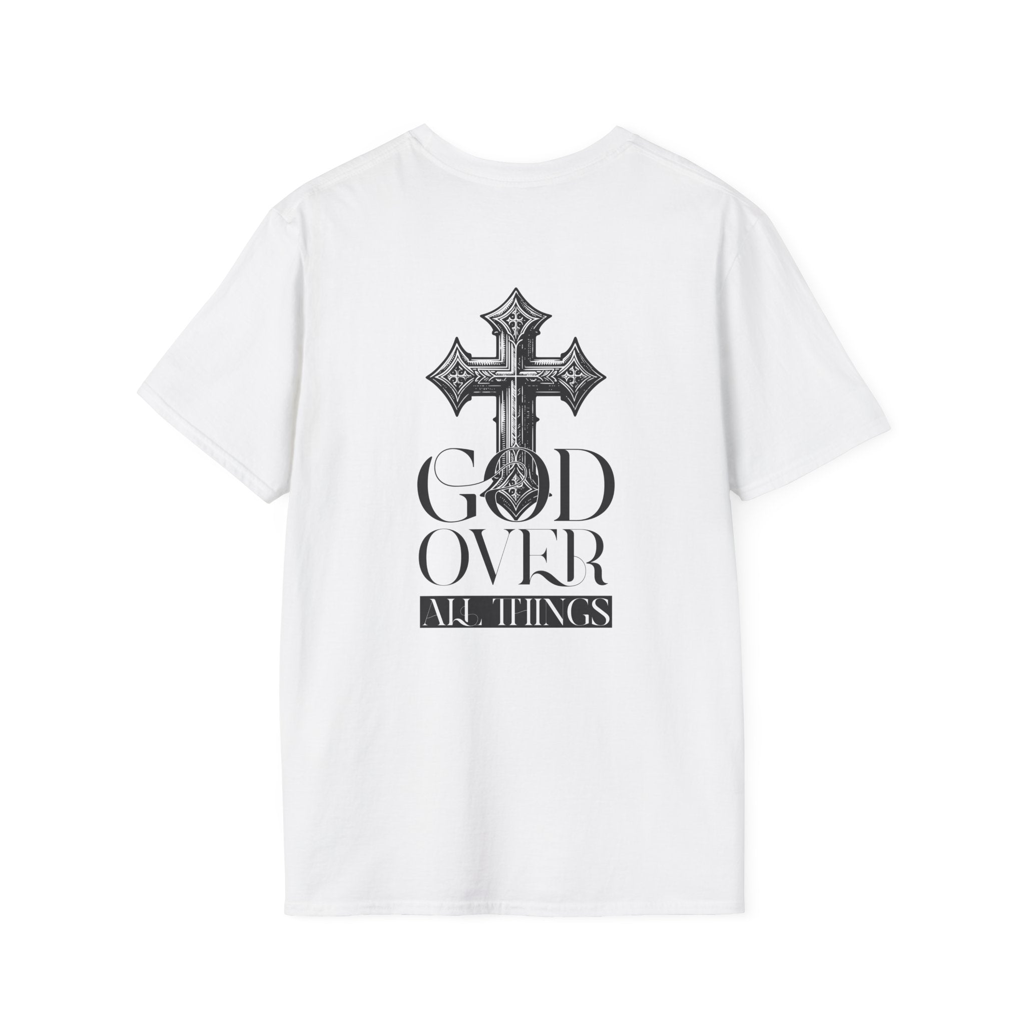 "Light of the World"  Graphic T-Shirt —  / Back "God Over All Things"