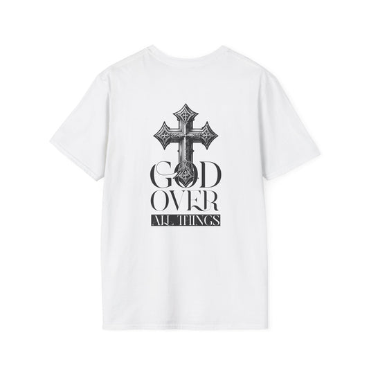 "Light of the World"  Graphic T-Shirt —  / Back "God Over All Things"
