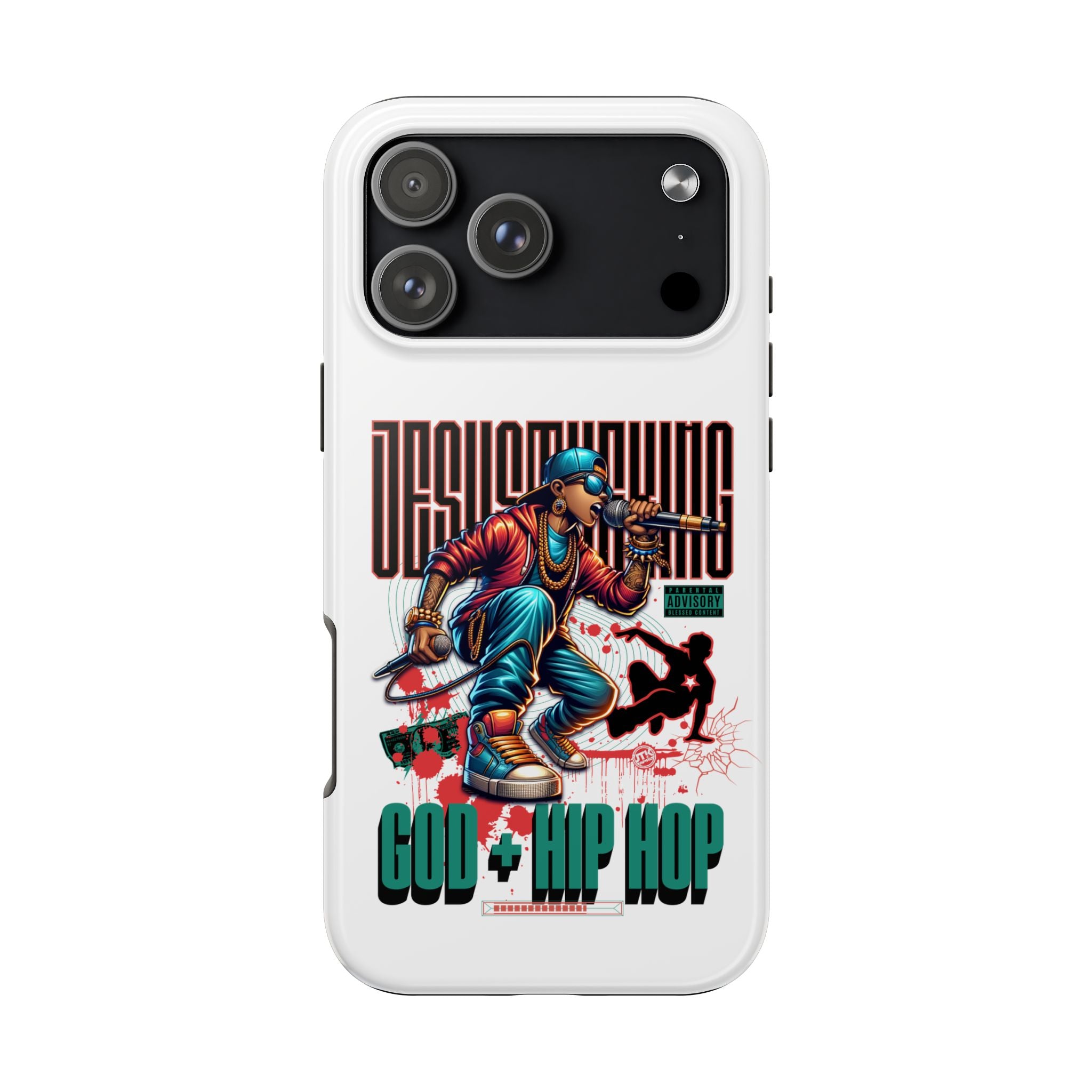 God + Hip Hop Tough Phone Case