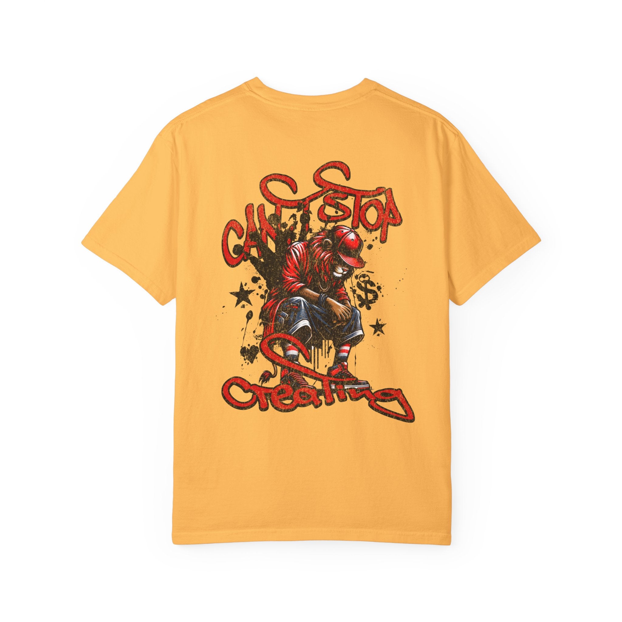 Born Creative Graphic T-Shirt — "Can't Stop Creating" Back