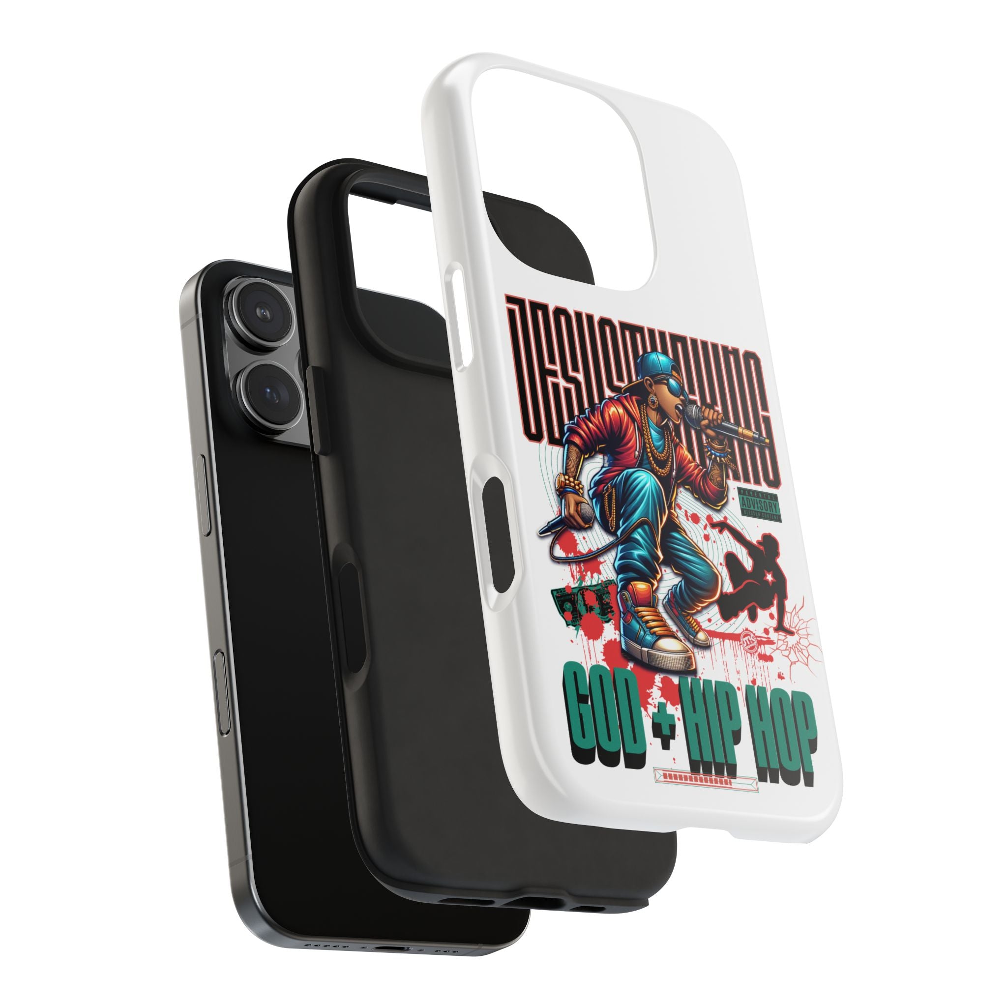 God + Hip Hop Tough Phone Case