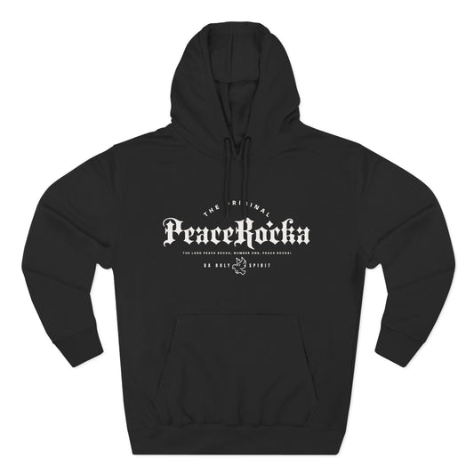 Peace Rocka-Panel Fleece Hoodie — Classic Cozy Pullover