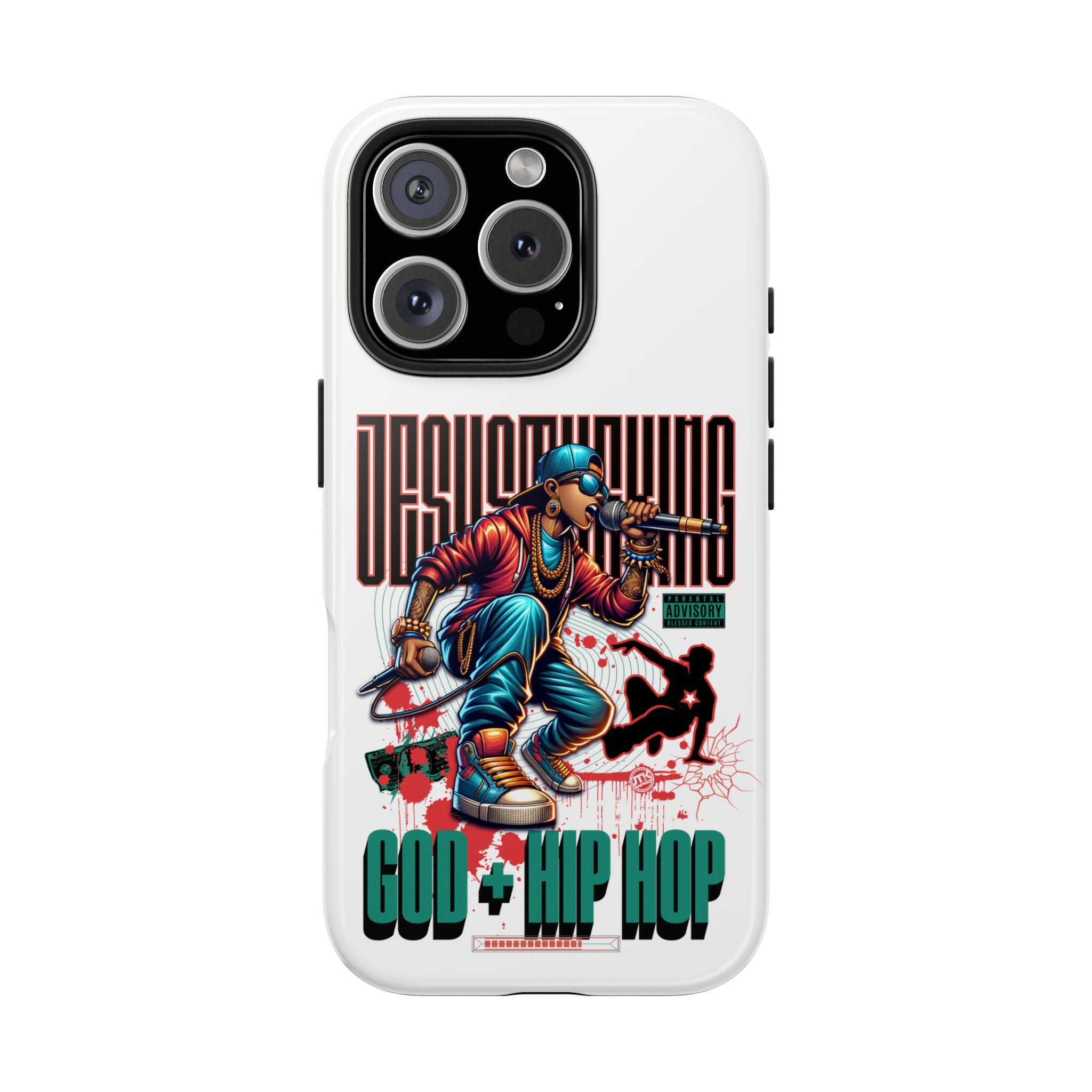 God + Hip Hop Tough Phone Case