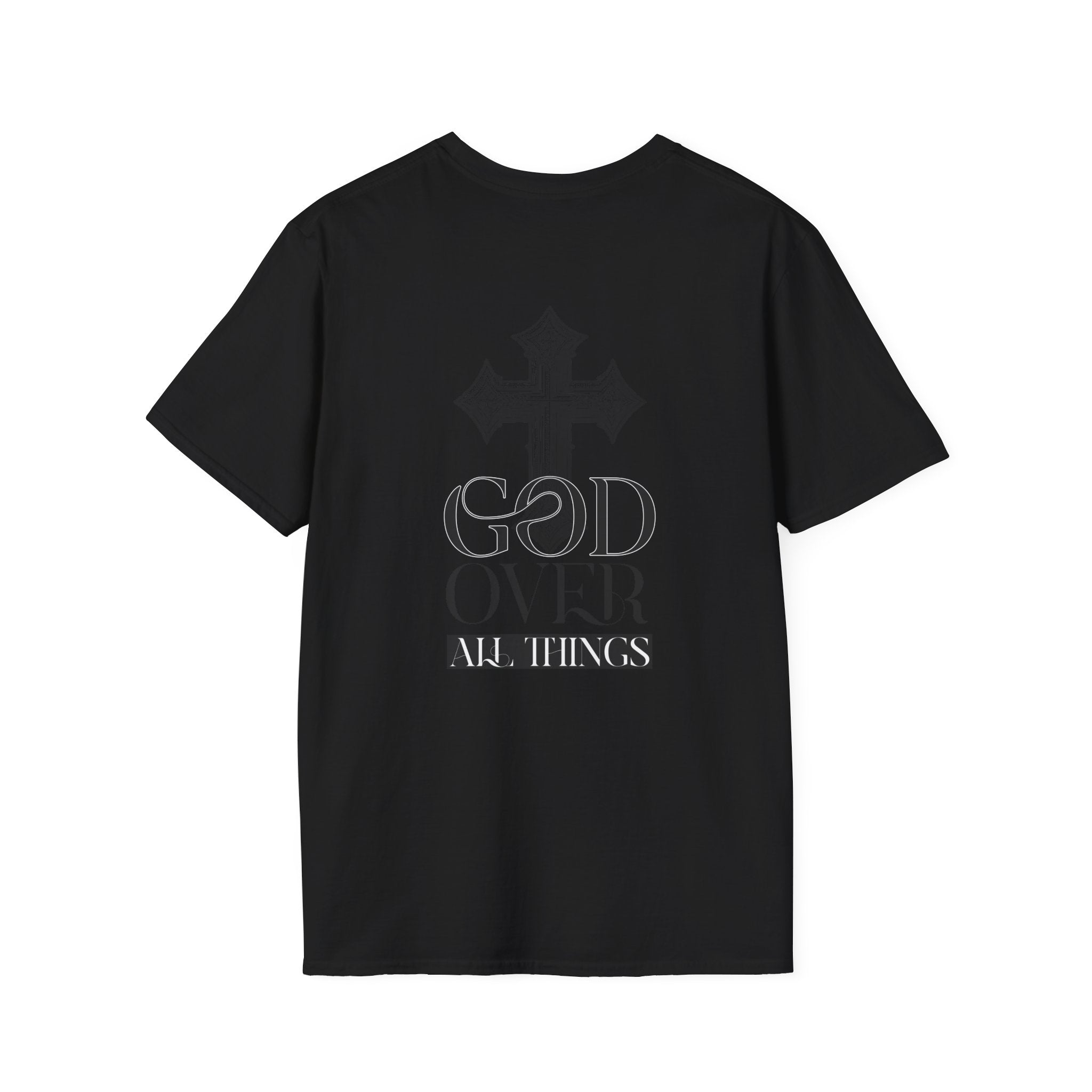 "Light of the World"  Graphic T-Shirt —  / Back "God Over All Things"