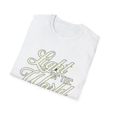"Light of the World"  Graphic T-Shirt —  / Back "God Over All Things"