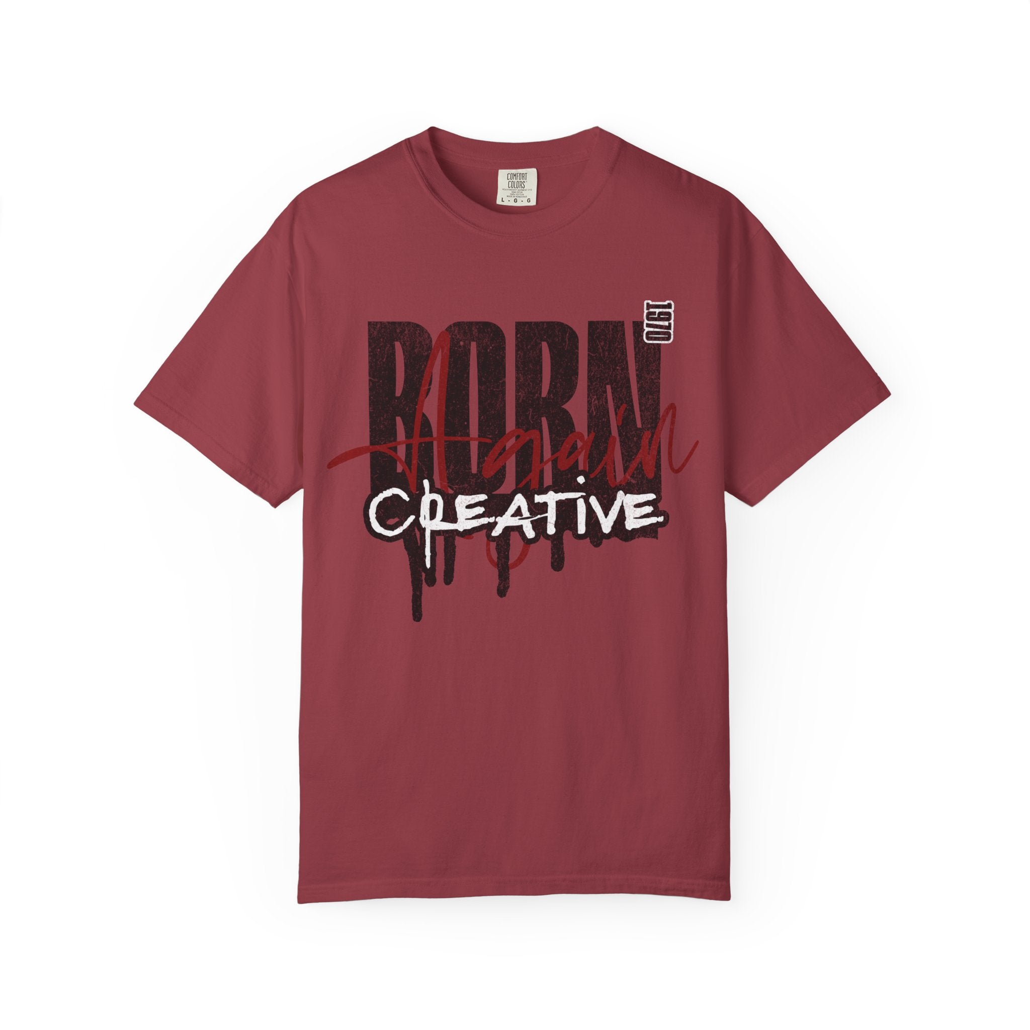 Born Creative Graphic T-Shirt — "Can't Stop Creating" Back