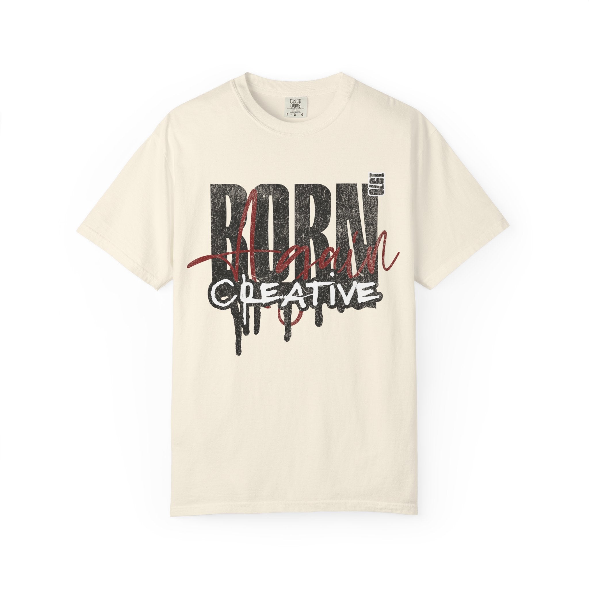 Born Creative Graphic T-Shirt — "Can't Stop Creating" Back