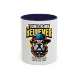 From D Block to Believer Coffee Mug – 'Love God and Love Hip Hop' Accent Mug