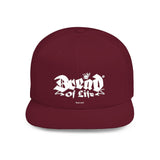 Flat Bill Snapback Hat – 'The Believer' Crown Logo Embroidered Cap