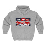 Worship Vibes Zip Hoodie — "Worshipology" Christian Full-Zip Sweatshirt