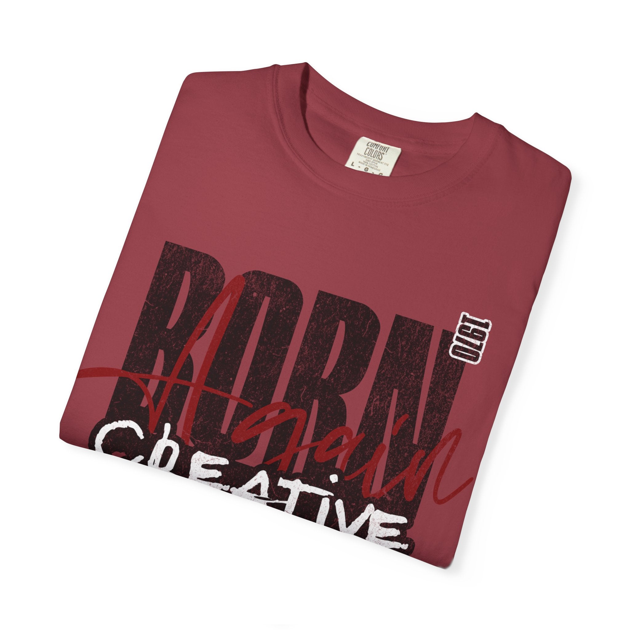 Born Creative Graphic T-Shirt — "Can't Stop Creating" Back