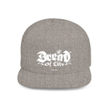 Flat Bill Snapback Hat – 'The Believer' Crown Logo Embroidered Cap