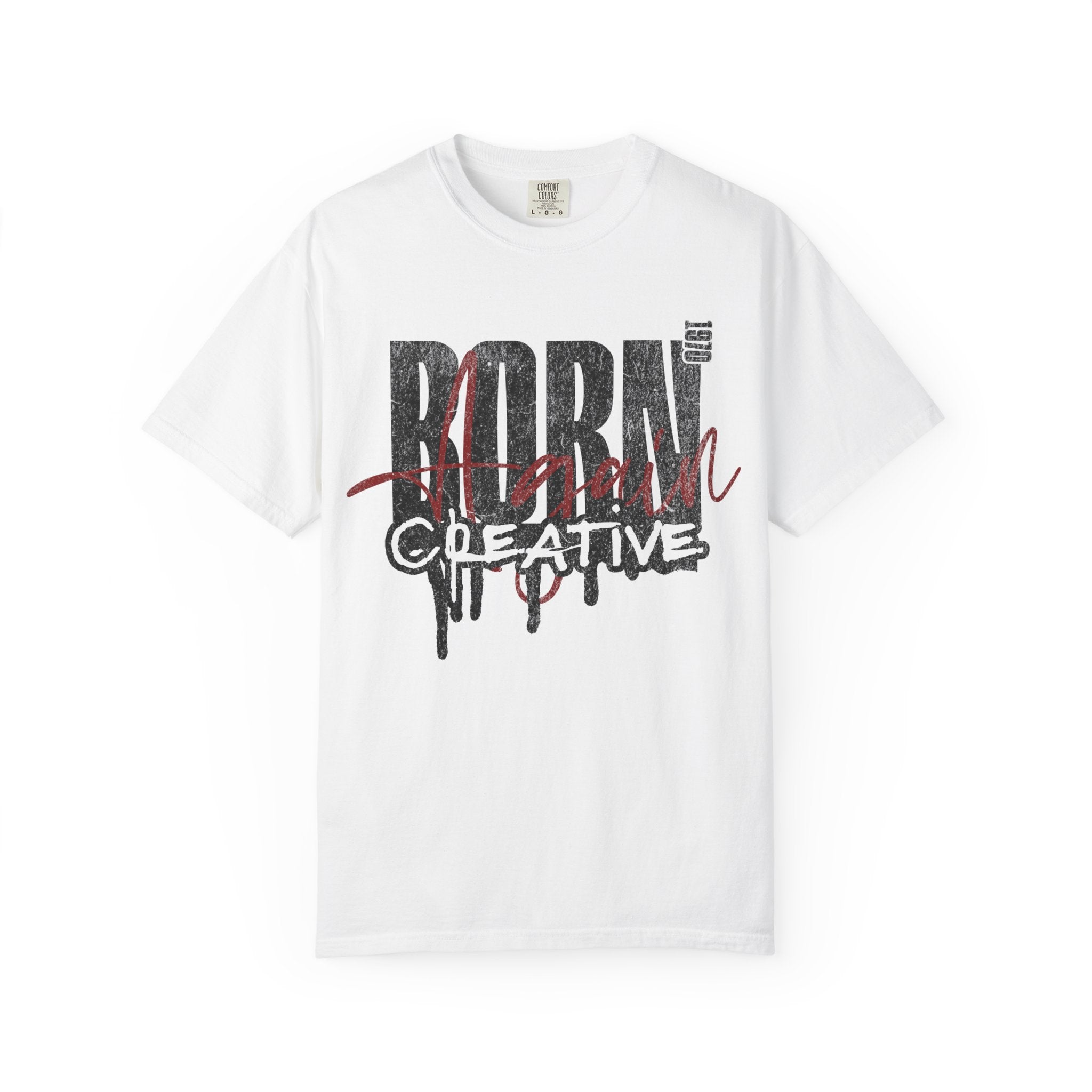 Born Creative Graphic T-Shirt — "Can't Stop Creating" Back