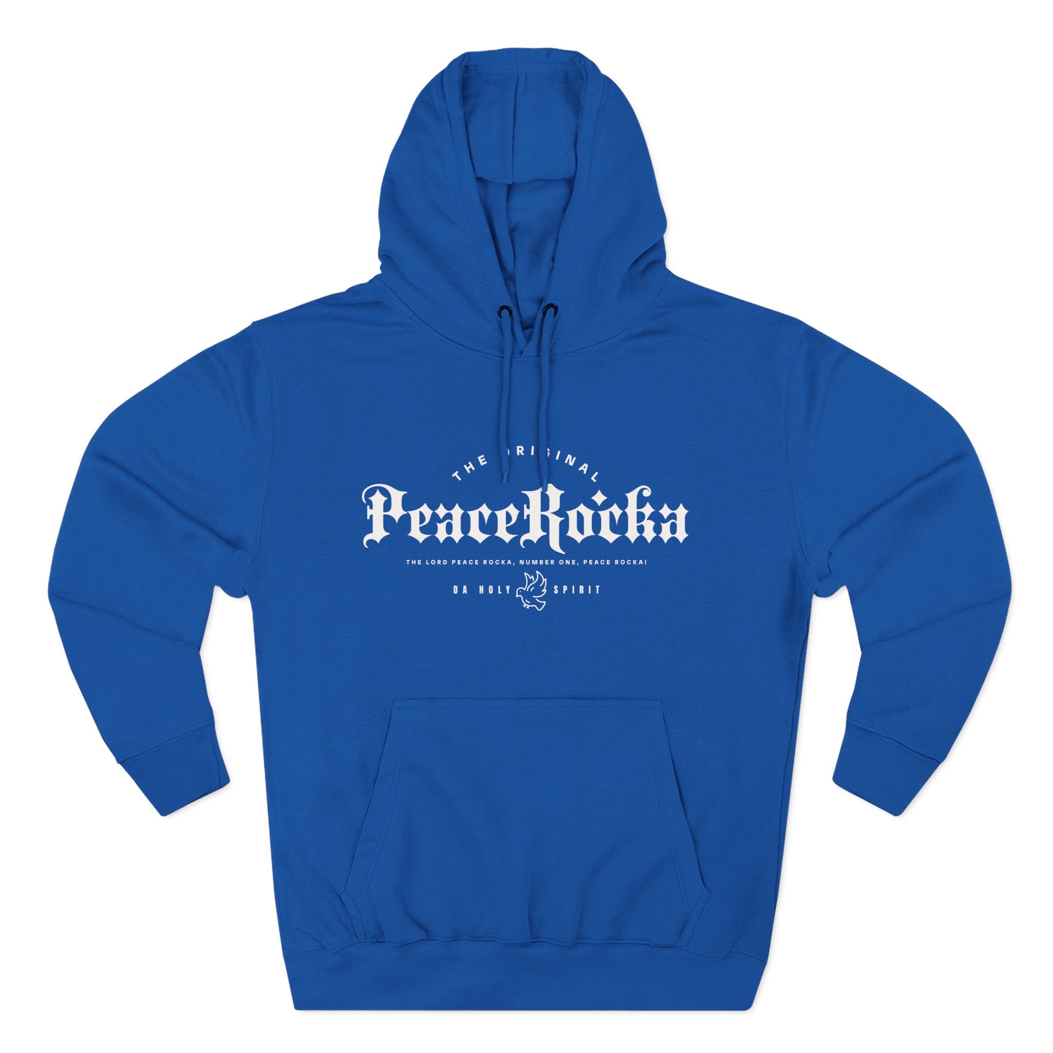 Peace Rocka-Panel Fleece Hoodie — Classic Cozy Pullover