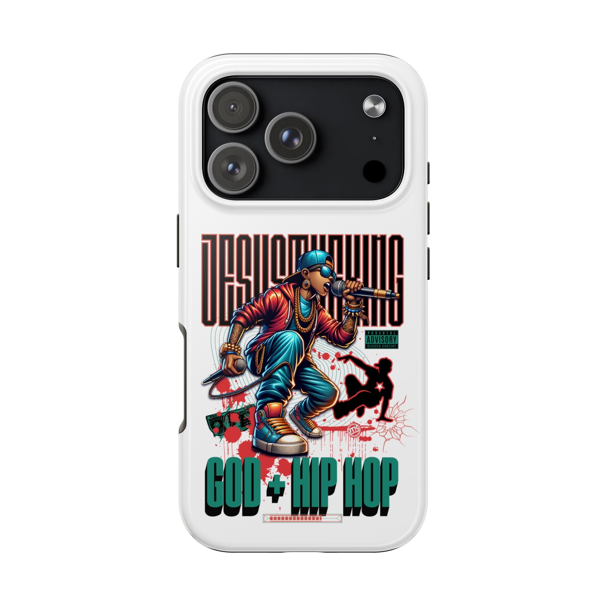 God + Hip Hop Tough Phone Case