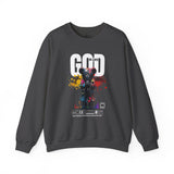 God Is Life - Painter Bear Crewneck Sweatshirt