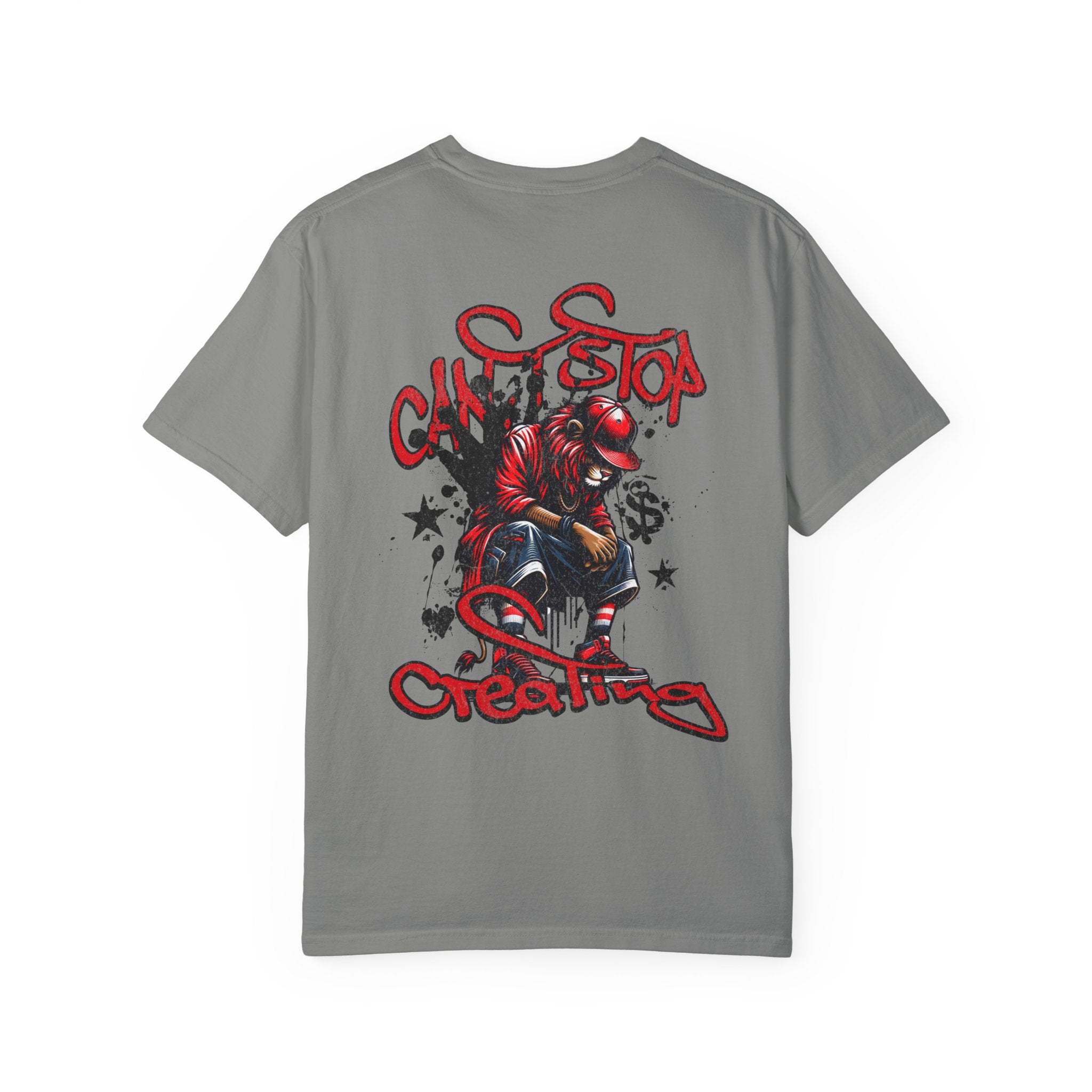 Born Creative Graphic T-Shirt — "Can't Stop Creating" Back