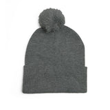 The Believer Embroidered Pom-Pom Knit Cap — 'I'm Queen' Crown Beanie