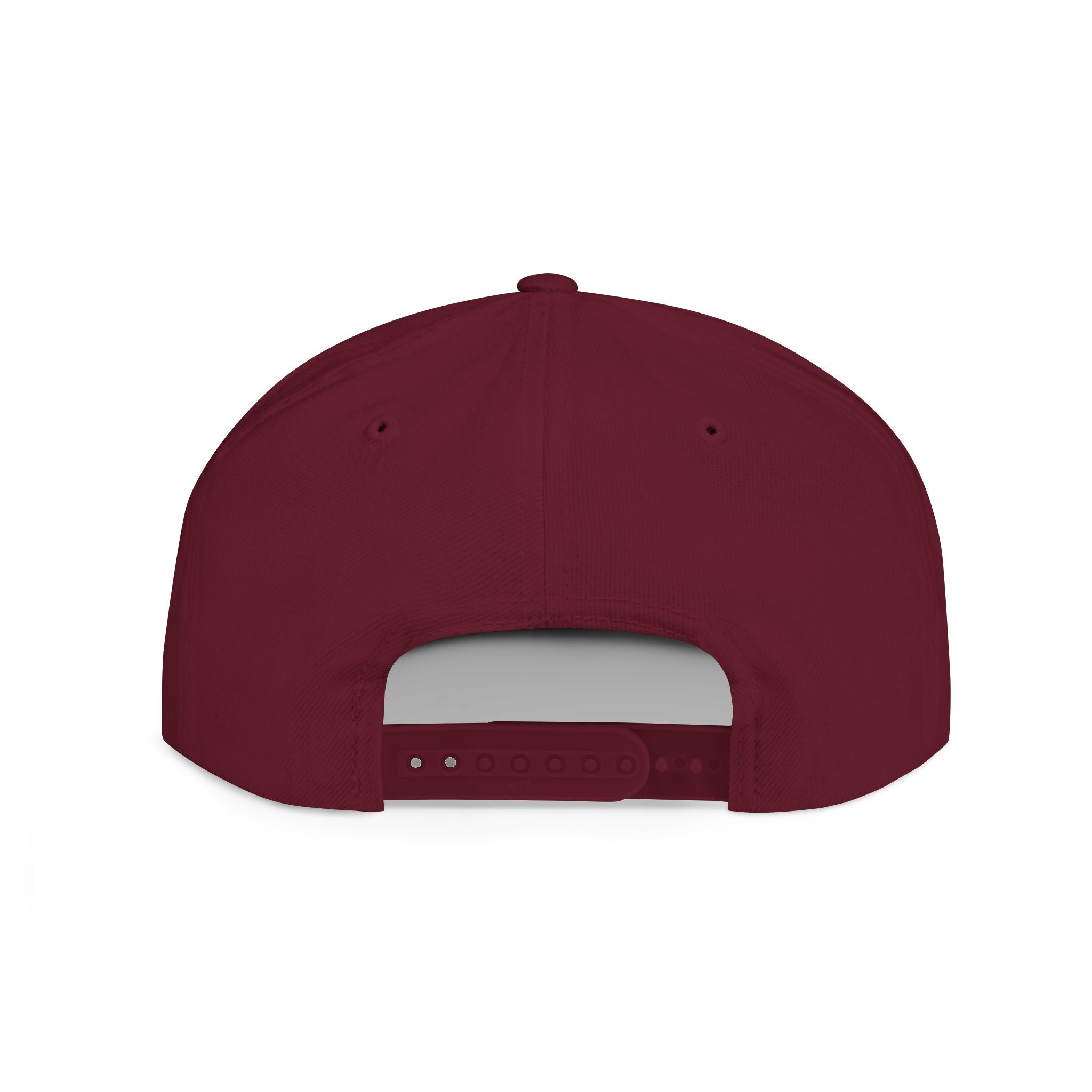 Flat Bill Snapback Hat – 'The Believer' Crown Logo Embroidered Cap