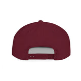 Flat Bill Snapback Hat – 'The Believer' Crown Logo Embroidered Cap