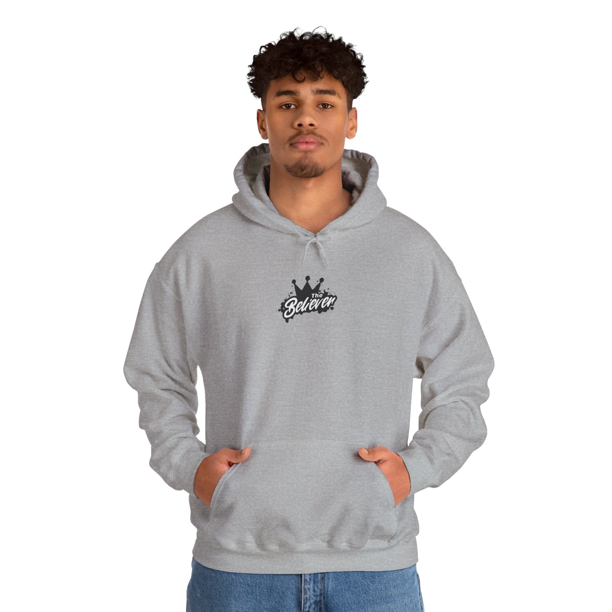 The Believer - Hoodie Crown Logo Minimalist Pullover