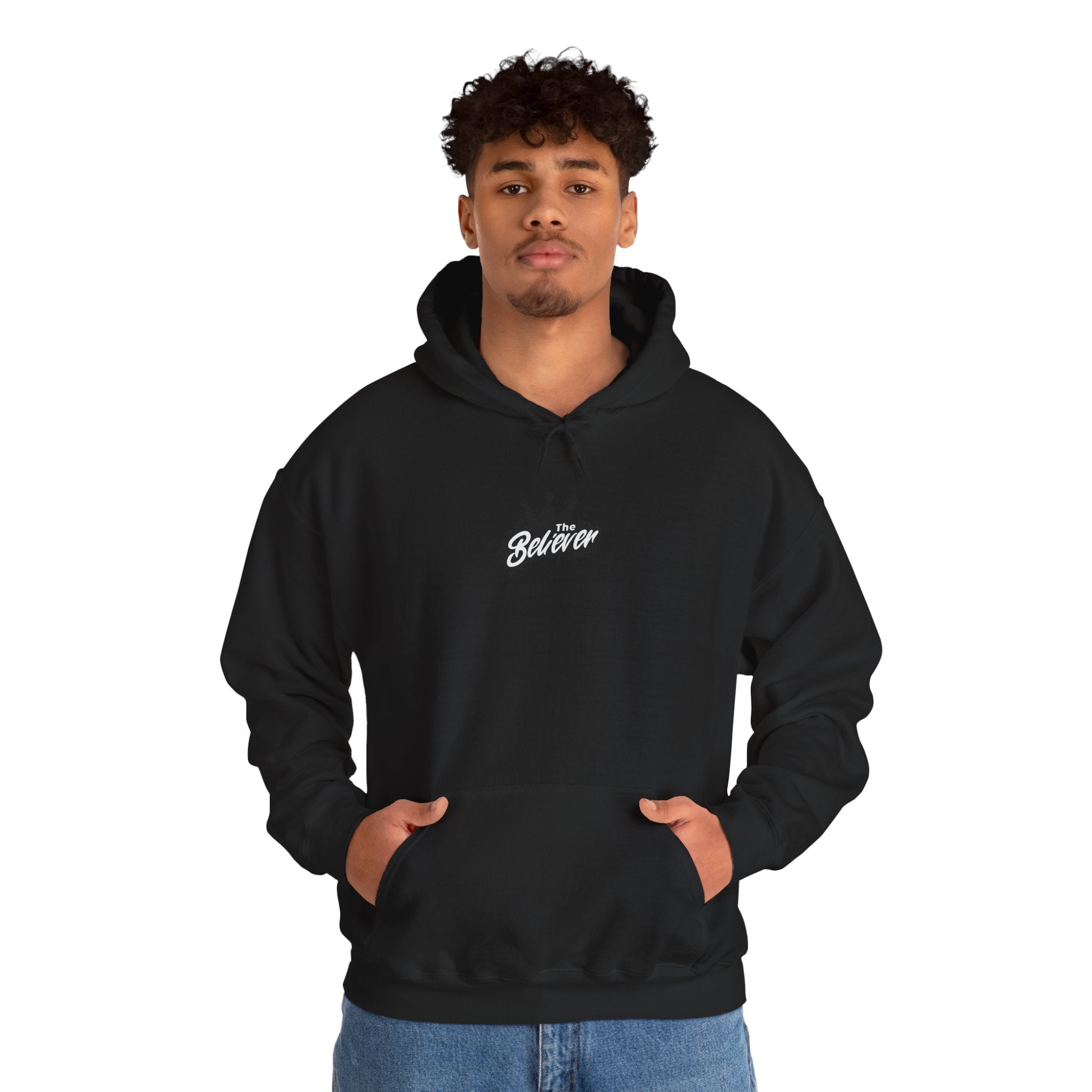 The Believer - Hoodie Crown Logo Minimalist Pullover
