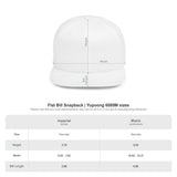 Flat Bill Snapback Hat – 'The Believer' Crown Logo Embroidered Cap