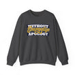 Crewneck Sweatshirt "Without Evangelize Apology" — Faith-Based Graphic Pullover