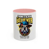 From D Block to Believer Coffee Mug – 'Love God and Love Hip Hop' Accent Mug