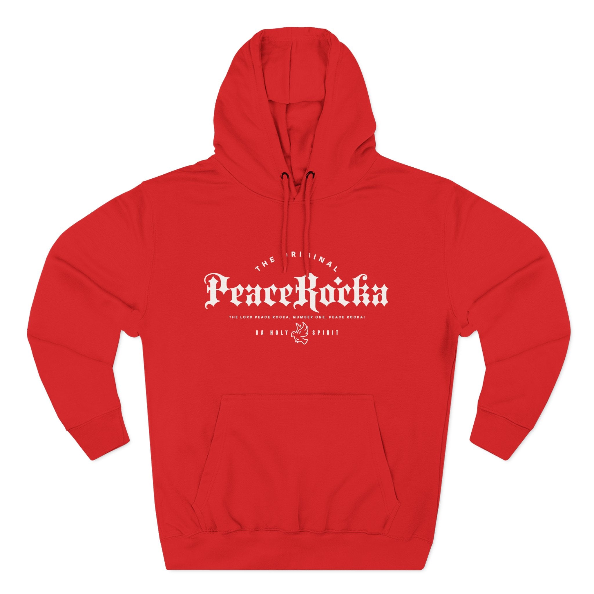 Peace Rocka-Panel Fleece Hoodie — Classic Cozy Pullover