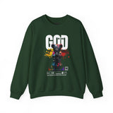 God Is Life - Painter Bear Crewneck Sweatshirt