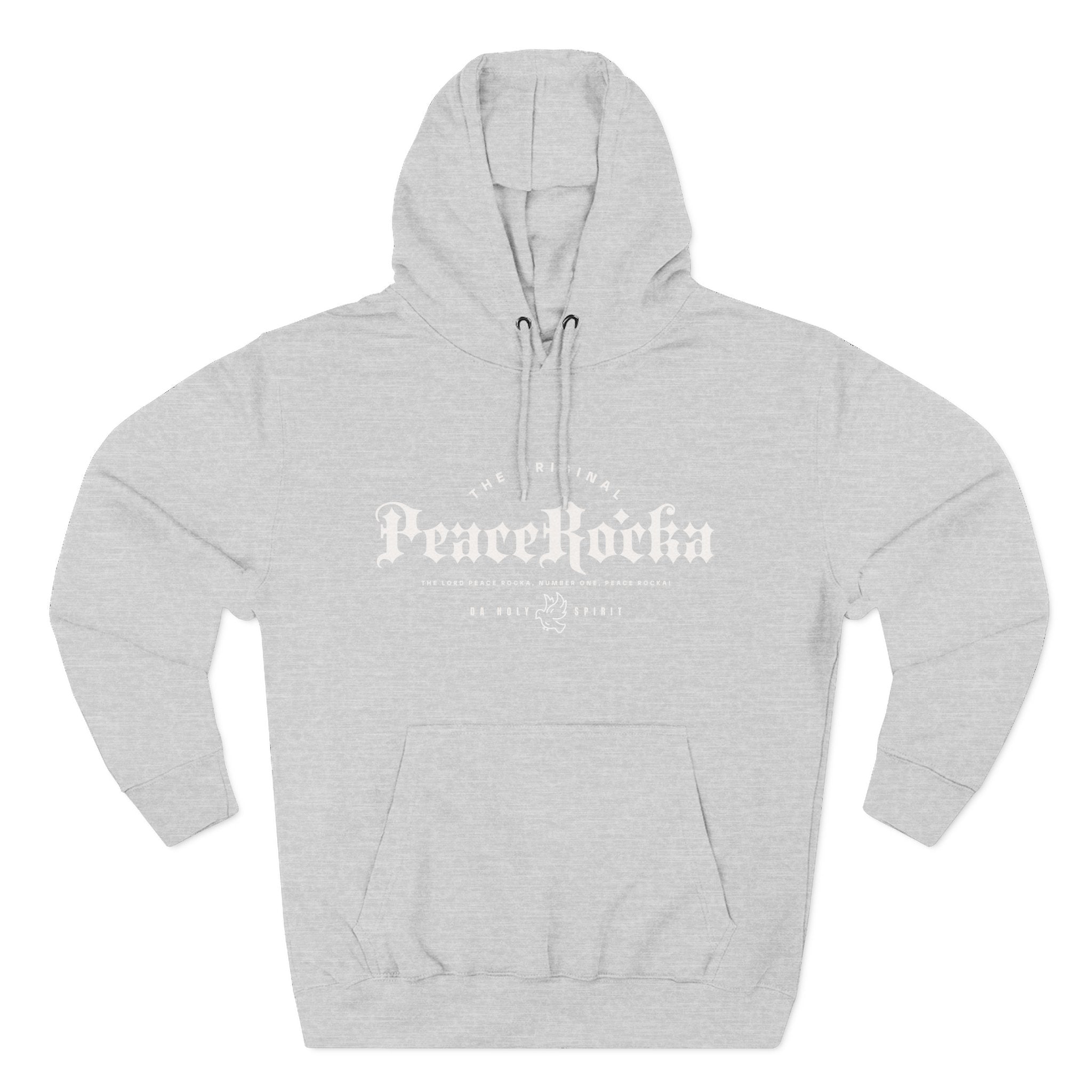 Peace Rocka-Panel Fleece Hoodie — Classic Cozy Pullover