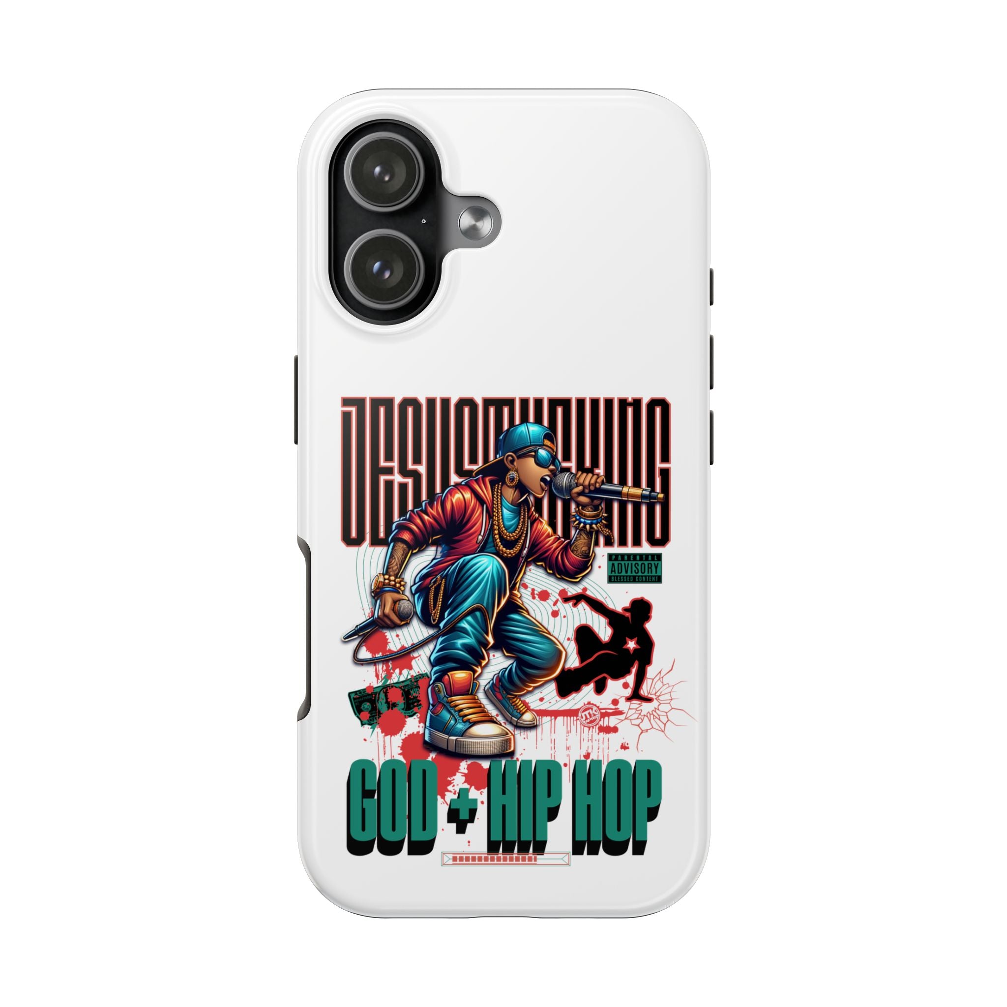 God + Hip Hop Tough Phone Case
