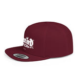 Flat Bill Snapback Hat – 'The Believer' Crown Logo Embroidered Cap