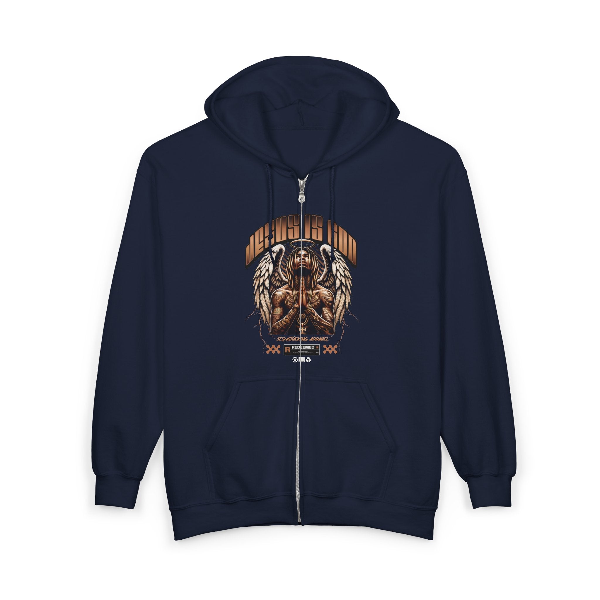 Jesus Is God -  Zip Hoodie