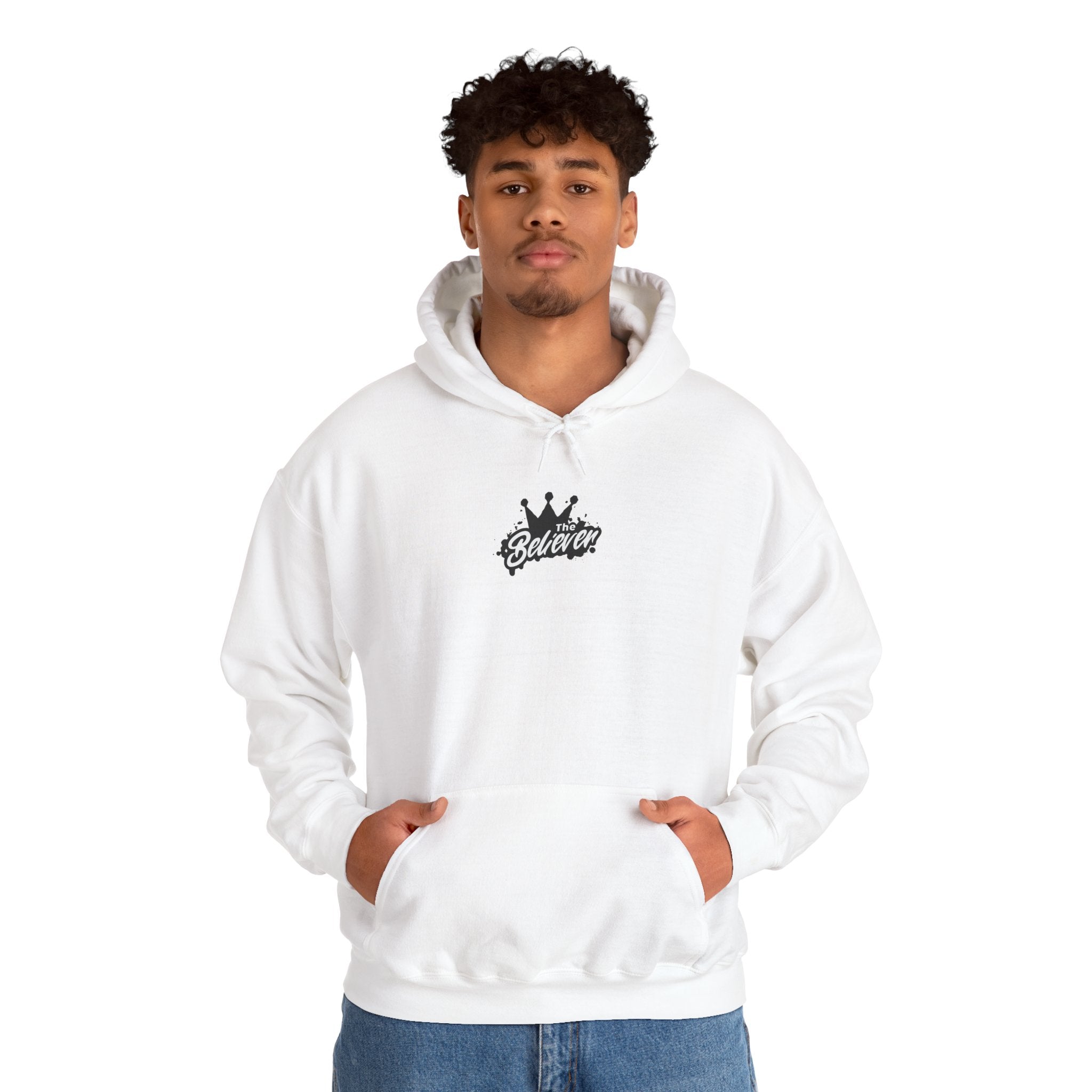 The Believer - Hoodie Crown Logo Minimalist Pullover