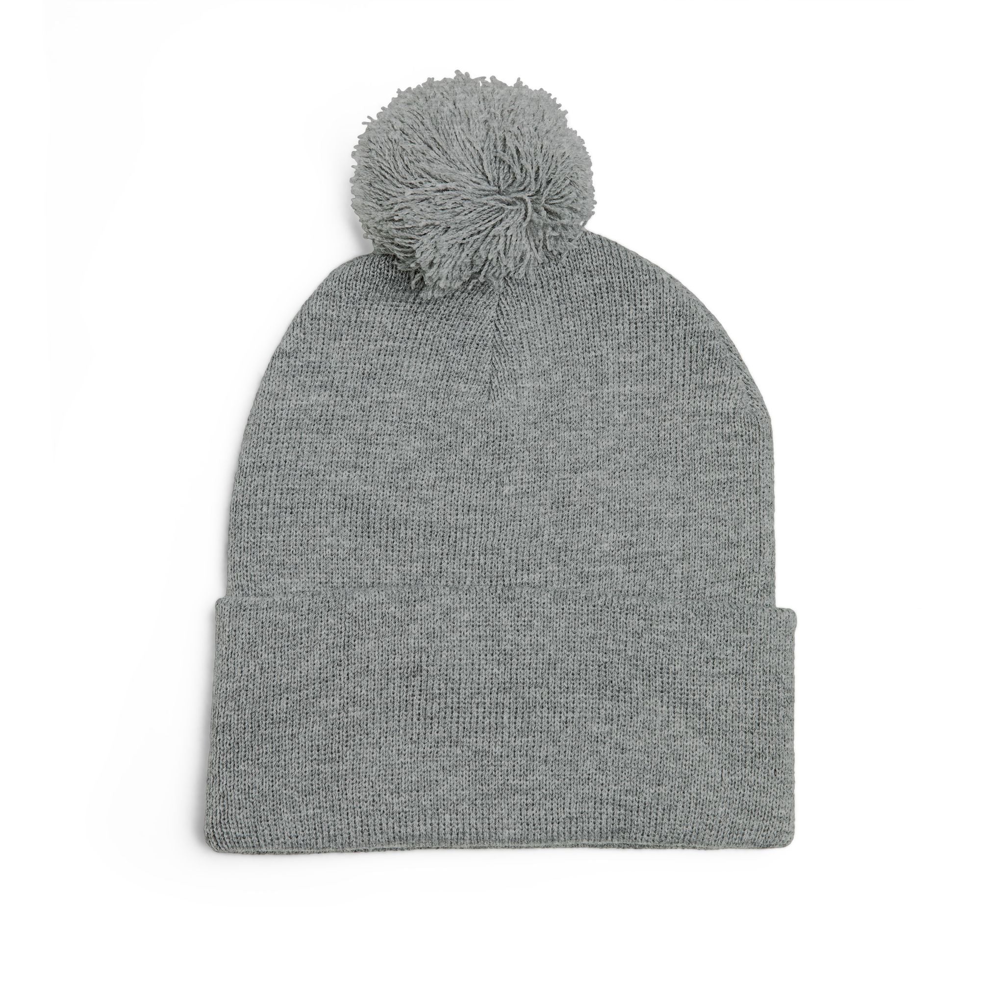 The Believer Embroidered Pom-Pom Knit Cap — 'I'm Queen' Crown Beanie