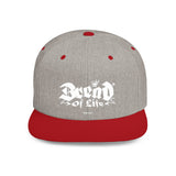 Flat Bill Snapback Hat – 'The Believer' Crown Logo Embroidered Cap