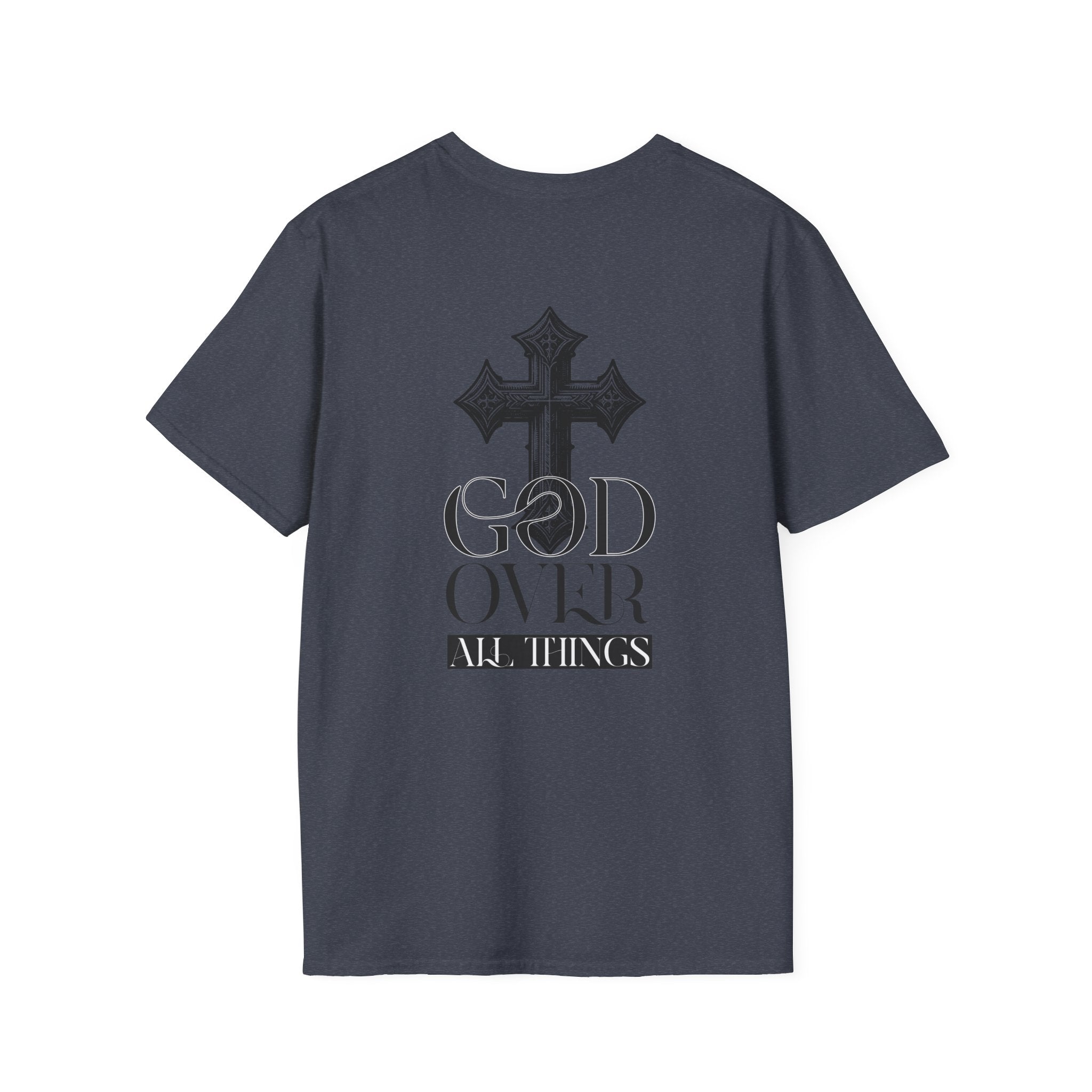 "Light of the World"  Graphic T-Shirt —  / Back "God Over All Things"