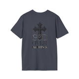 "Light of the World"  Graphic T-Shirt —  / Back "God Over All Things"