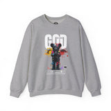 God Is Life - Painter Bear Crewneck Sweatshirt