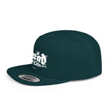Flat Bill Snapback Hat – 'The Believer' Crown Logo Embroidered Cap