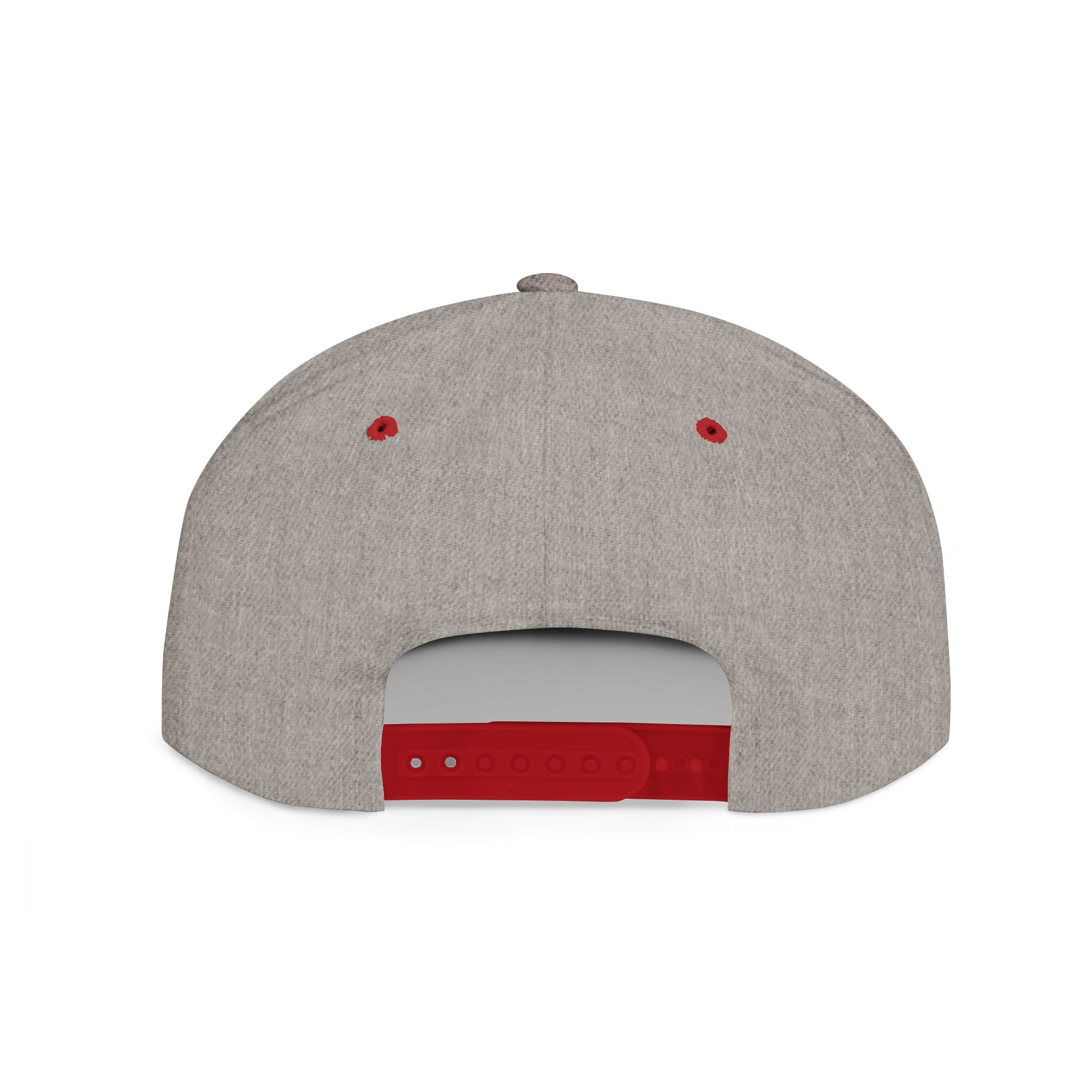 Flat Bill Snapback Hat – 'The Believer' Crown Logo Embroidered Cap