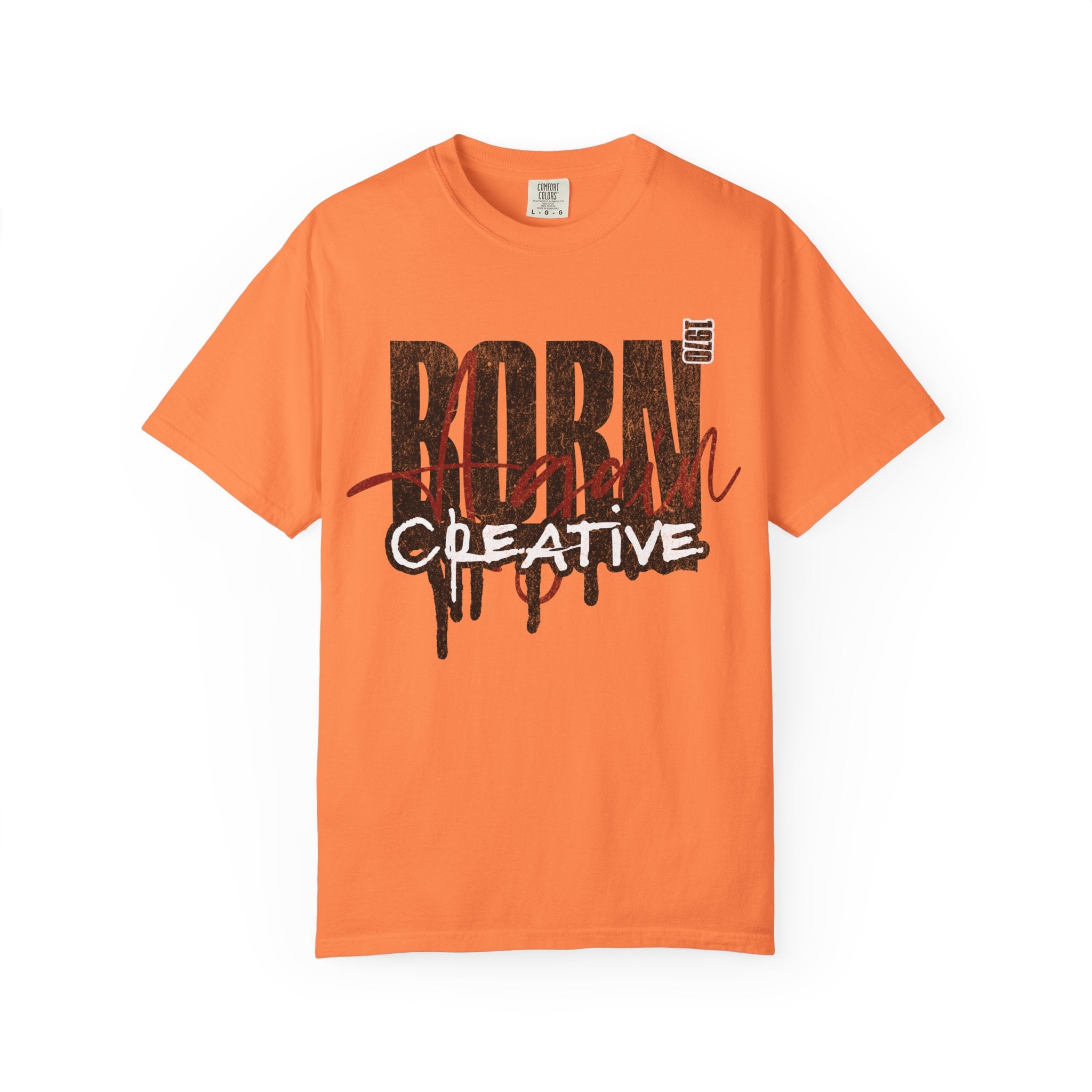 Born Creative Graphic T-Shirt — "Can't Stop Creating" Back