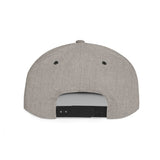 Flat Bill Snapback Hat – 'The Believer' Crown Logo Embroidered Cap